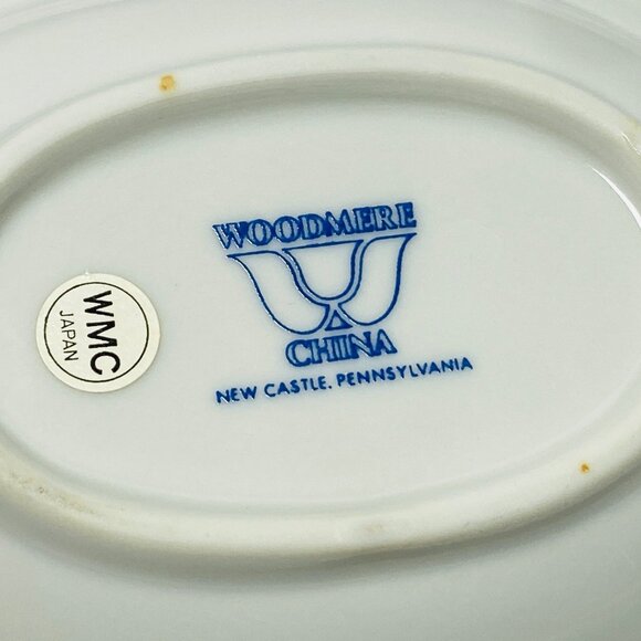 Eau de Gucci Oval Porcelain Soap Dish Floral by Woodmere China Japan - Picture 6 of 9